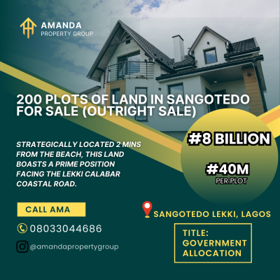 200+ Plots Of Bare Land Measurin 13.5 Hectares With Governor's Consent  ₦40,000,000 per plot