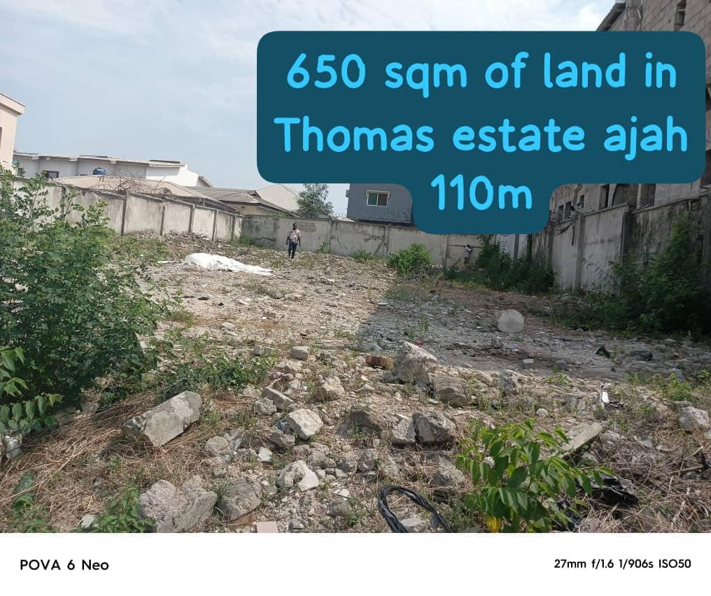 650sqm of land in thomas estate Ajah  for sale
