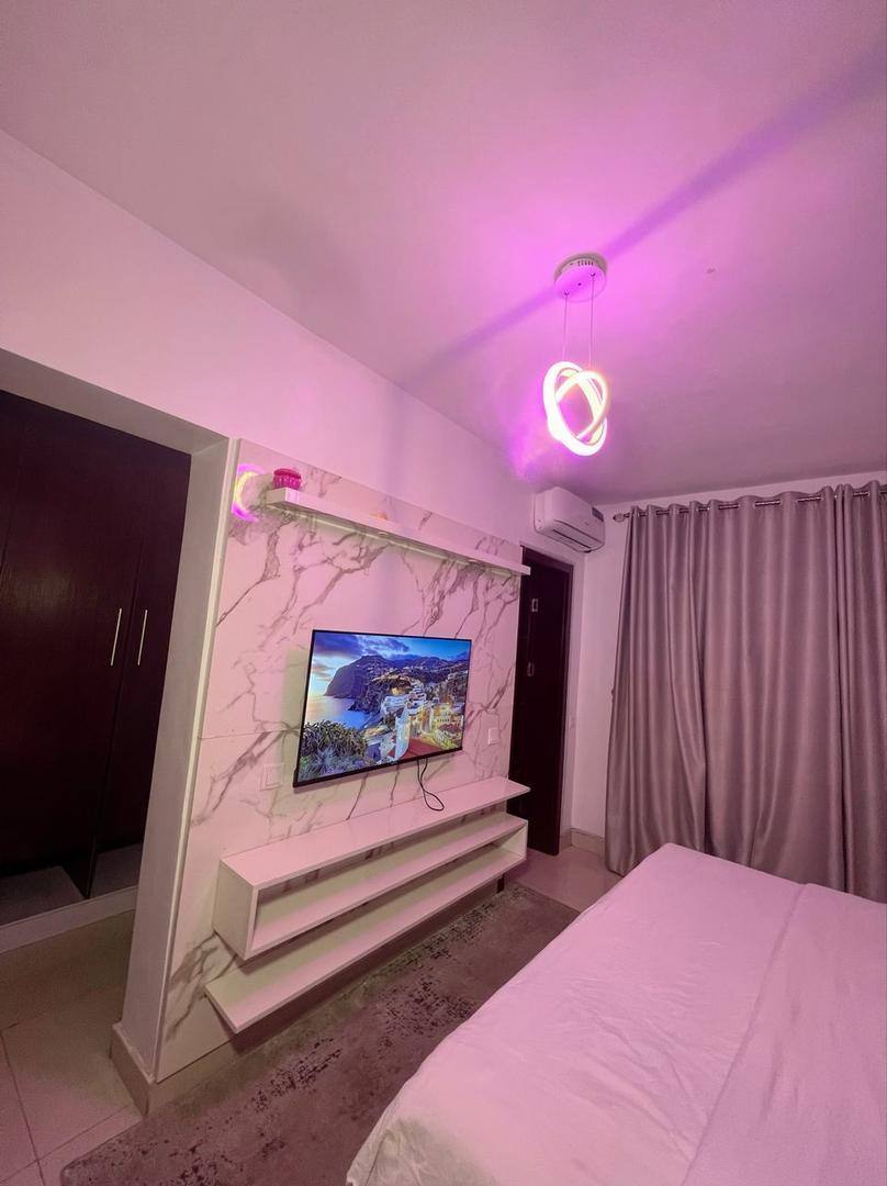 OUT FOR SALE Well furnished 2bed apartment in lekki right, directly facing lekki epe express.