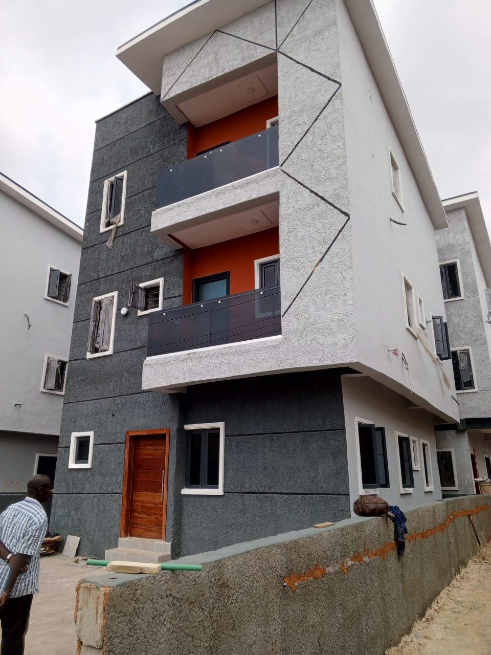 FOR SALE AT ANTHONY   A tastefully and newly built 4 Bedroom detached duplex with a room bq, in a very lovely serene environment with good proximity to the Maryland mall