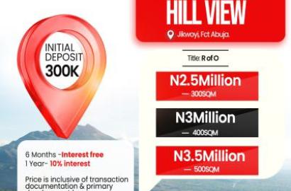 Affordable Land With Right Of Occupancy R Of O Residential land for sale   Coral City Hill View , Jikwoyi, Wuse 2, Abuja ₦3,500,000 per plot