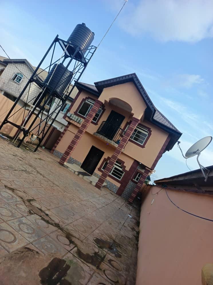 FOR SALE  A GOOD RETURNS OF INVESTMENT [ROI] SPACIOUS AND STANDARD BLOCK OF 5FLATS FOR SALE AT ABIOLA ESTATE AYOBO LAGOS