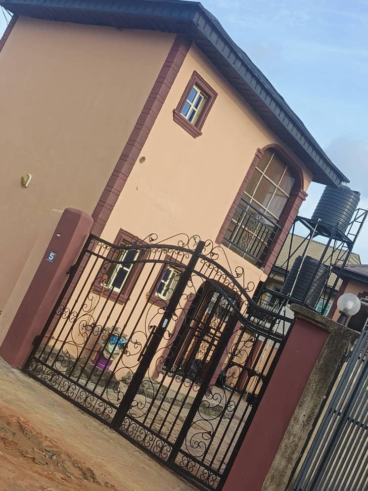 FOR SALE  A GOOD RETURNS OF INVESTMENT [ROI] SPACIOUS AND STANDARD BLOCK OF 5FLATS FOR SALE AT ABIOLA ESTATE AYOBO LAGOS