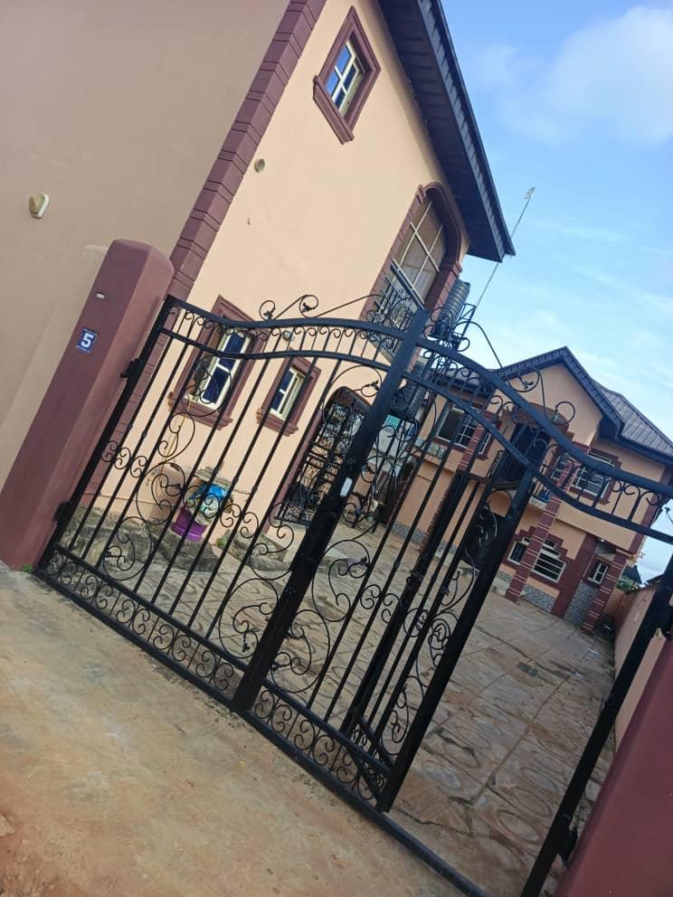 FOR SALE  A GOOD RETURNS OF INVESTMENT [ROI] SPACIOUS AND STANDARD BLOCK OF 5FLATS FOR SALE AT ABIOLA ESTATE AYOBO LAGOS