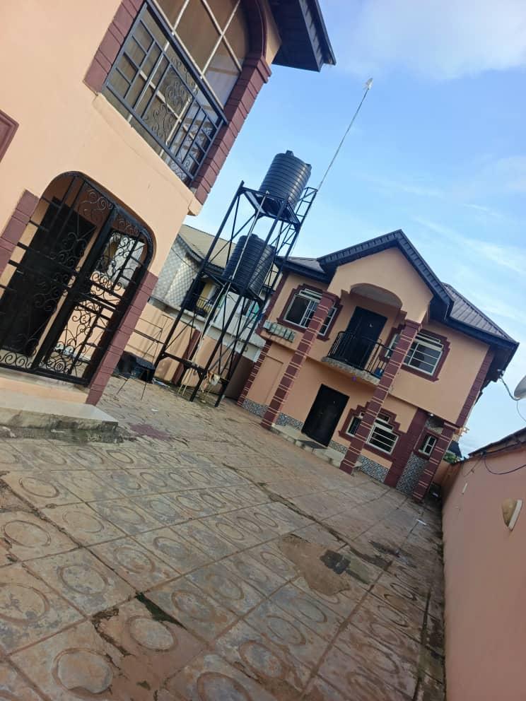 FOR SALE  A GOOD RETURNS OF INVESTMENT [ROI] SPACIOUS AND STANDARD BLOCK OF 5FLATS FOR SALE AT ABIOLA ESTATE AYOBO LAGOS