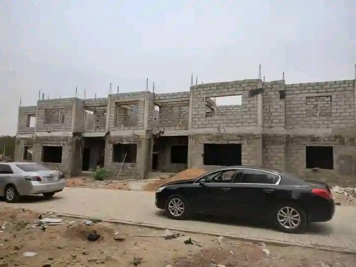 We Are Offering 3 Units Of Well Crafted & Designed  3 Bedrooms  Luxury Apartments With All Rooms Ensuite  under construction with tarred