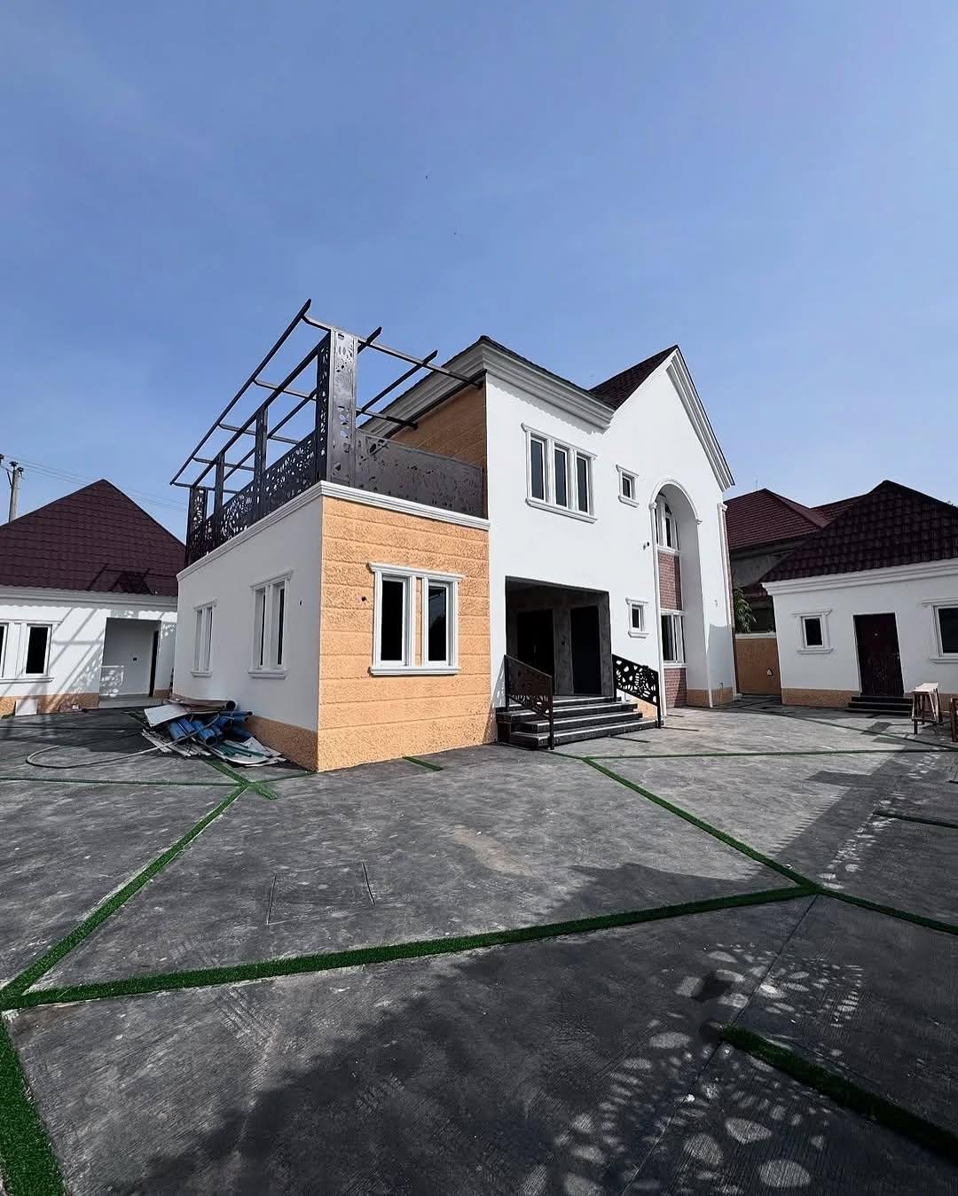 NEWLY BUILT 4-Bedroom Detached Duplex + 2 Rooms BQ  LOCATION: Lokogoma, Abuja