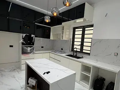 Semi-detached duplex for sale  Four Bedroom Semi Detached Duplex with BQ Lekki Palm City Estate, Ajah, Lagos