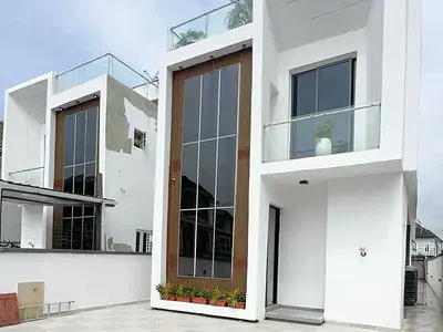 Detached duplex for sale  Five Bedroom Detached Duplex with Swimming Pool, Gazebo, Pent Floor Chevron, Lekki, Lagos