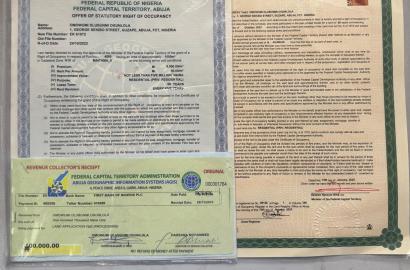 Maitama 11 Plot Sales Maitama 2, Abuja. 1000sqm. C of O Purpose: residential  N80M