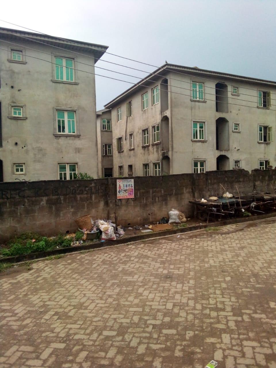 FOR SALE  Uncomplicated 12nos of 3bedroom flat ensuite on 3plots of land, at off *Oluwalogbon street Ketu, Ikosi Lagos.