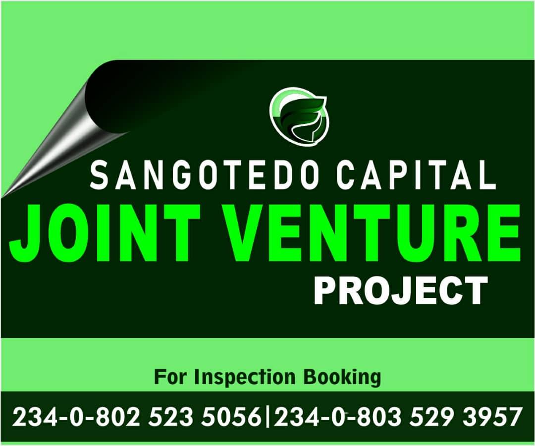 DEALING WITH SEMI-MANDATE  LARGE EXPANSE OF LAND FOR J.V PROJECT @ SANGOTEDO  LAND SIZE: 25 Hectares  (500sqm/Plot)