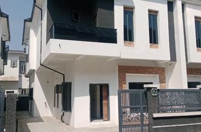 BRAND NEW 4 BEDROOMS SEMI DETACHED DUPLEX WITH BQ FOR SALE