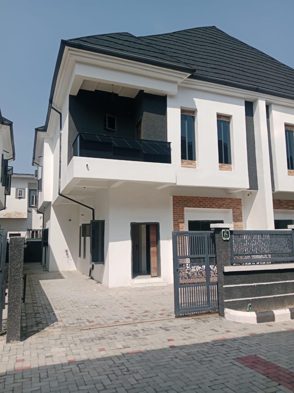 BRAND NEW 4 BEDROOMS SEMI DETACHED DUPLEX WITH BQ FOR SALE