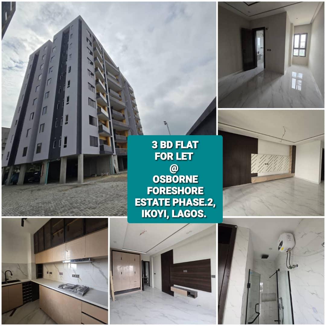 3 Bedroom flat   LOCATION: Osborne Foreshore Estate Phase 2, Ikoyi, Lagos.    RENT: N25m