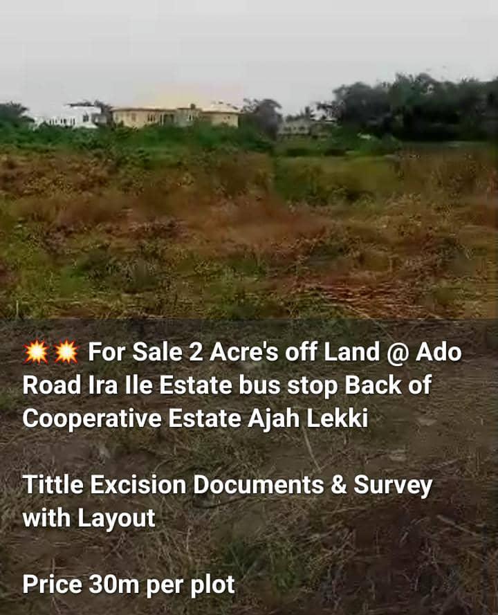 2 Acre's of Land @ Ado Road Ira Ile Estate