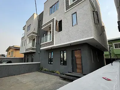 Semi-detached duplex for sale  Exclusively Built 4 Bedroom Semi Detached Duplex with BQ Ojodu Berger, Ojodu, Lagos