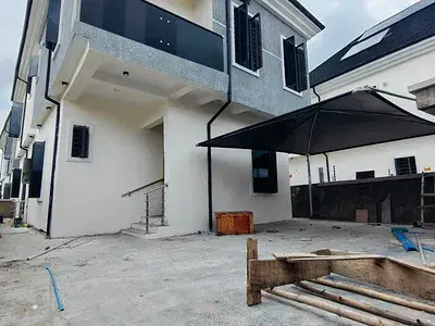 Detached duplex for sale  Stunning 4 Bedroom Detached Duplex + BQ, Solar Inverter, Gate House Ogba, Ikeja, Lagos