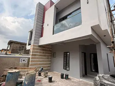 Semi-detached duplex for sale  Newly Built 3 Bedroom Semi Detached Duplex Ogba, Ikeja, Lagos