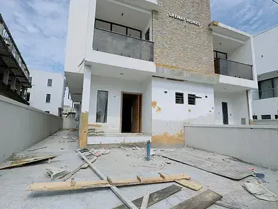 Premium Semi-detached duplex for sale  Newly Built 4 Bedroom Semi Detached Duplex with BQ Gbagada, Lagos