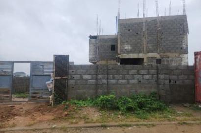 5 Bedrooms Terrace Duplex With Bq Sold As Advanced Carcass