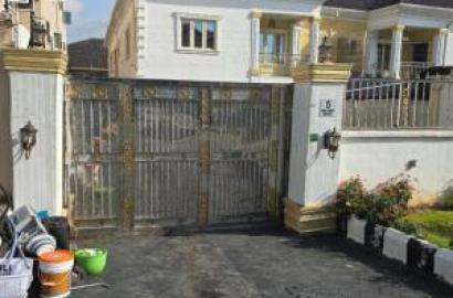 5 Bedroom Semi Detached House + A Room Bq*.@ Magodo Brooks Estate