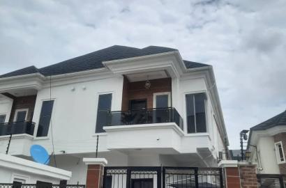 🏡 4 Bedroom semi detached Duplex with a spacious BQ