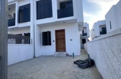 Spacious Self Compound 4 Bedrooms Semi Detached Duplex With Bq