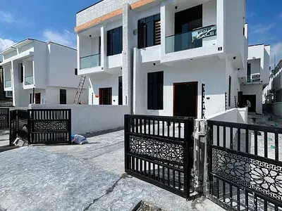 Semi-detached duplex for sale  The Most Affordable 4 Bedroom Semi Detached Duplex with a BQ Ikota, Lekki, Lagos