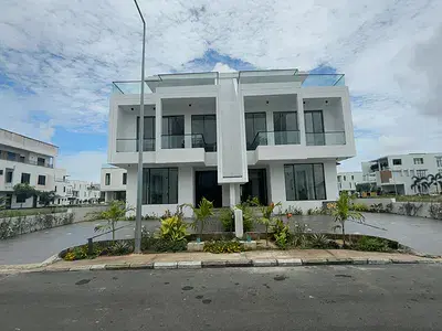 Semi-detached duplex for sale  Gorgeous 5 Bedroom Semi-Detached Duplex with BQ Cowrie Creek Estate, Ikate, Lekki, Lagos