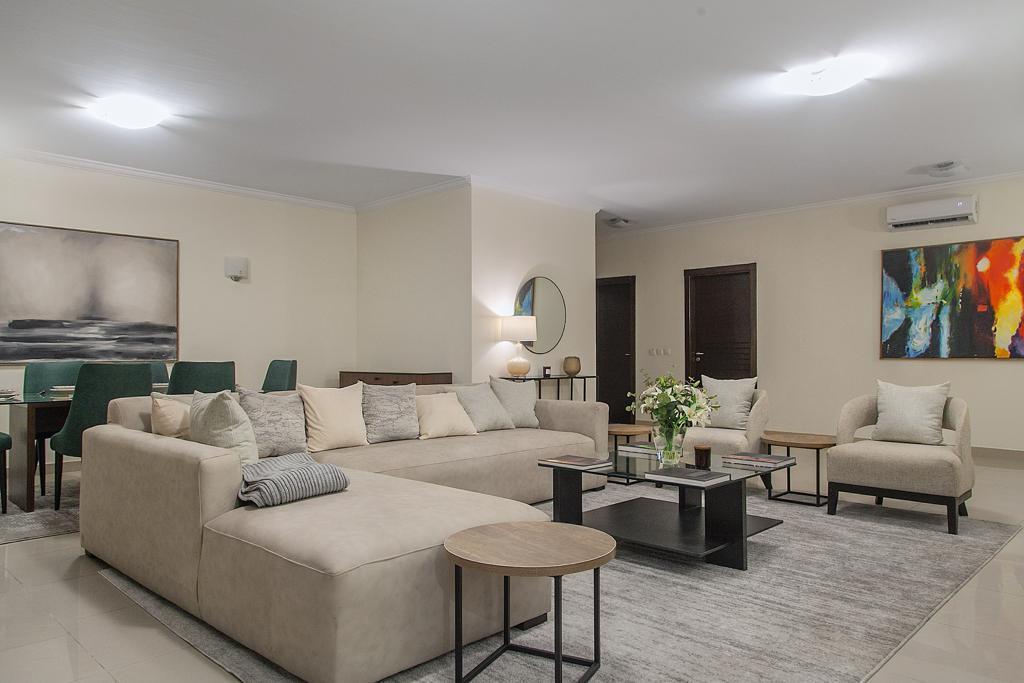 FOR SALE IN IKOYI   A furnished and tenanted 3 bedroom apartment with a room BQ, on the 5th floor