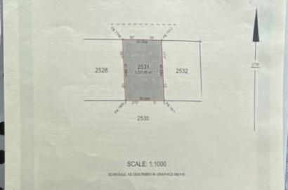 Sale Maitama2  Plot 2531,  Size 1221.,Title: C of O  collected,Price 75M Net