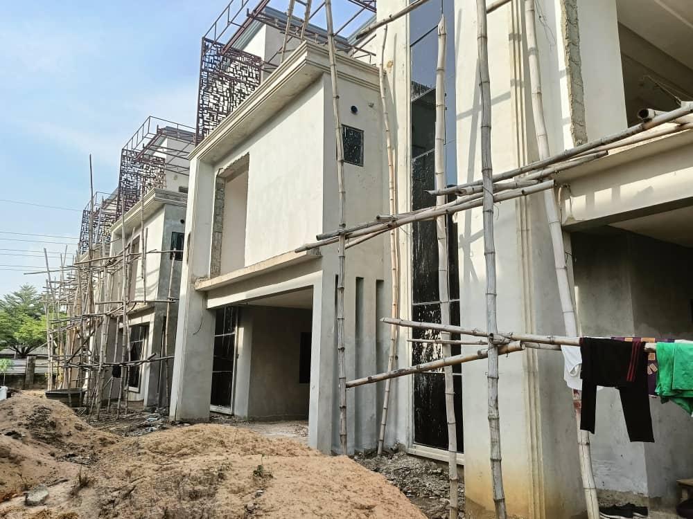 House for sale A five  bedroom Spacious &  Terrace Duplex Carcass @ Gudu(Corner Piece& Middle Units