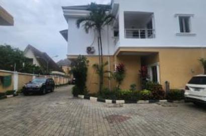 Renovated 4bedrooms Terrace Duplex,2 Living Rooms And A Bq
