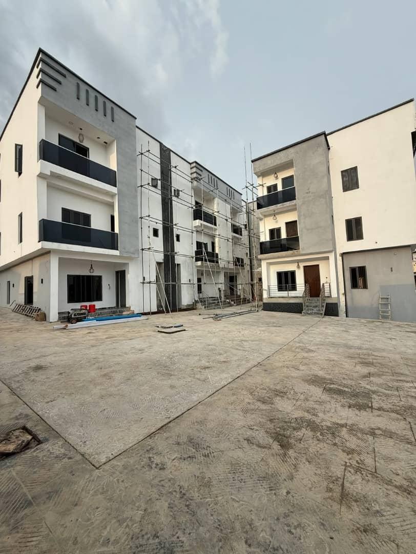 (Direct brief) FOR SALE:   Brand New 4-Bedroom Terrace Duplex + 1 Room BQ   Location: Life Camp, Abuja