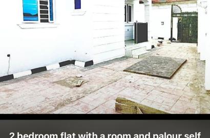 2 Bedroom flat with a room and palour self con at ilero asunle area off tipper garage akala express ibadan price 55M
