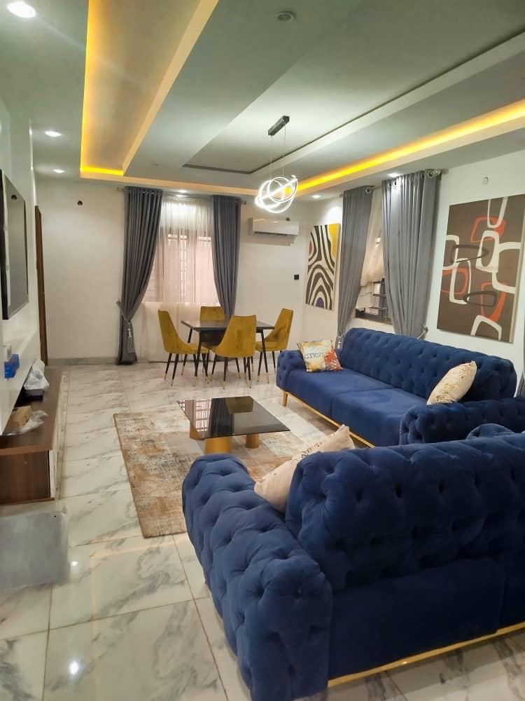 Brand new 2 units of Fully Furnished 3 bedroom Flat in Ajao Estate for Lease.