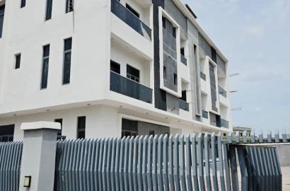 Block of 6 units of 3 bedroom apartments with BQs for Sale!  Location: Lekki Phase 1, Lagos.  Land Size: 750sqm