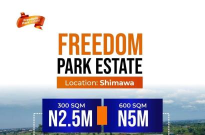 ULLY FENCED AND GATED ESTATE LAND AT SHIMAWA( CLOSE TO REDEMPTION CAMP)