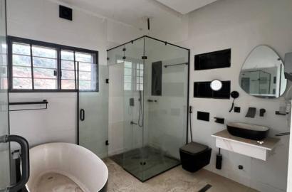 FOR SALE  KATAMPE EXTENSION SALE LISTING    Brand new 4 bedroom detached duplex with a bq on a tarred road. Comes with ACs.