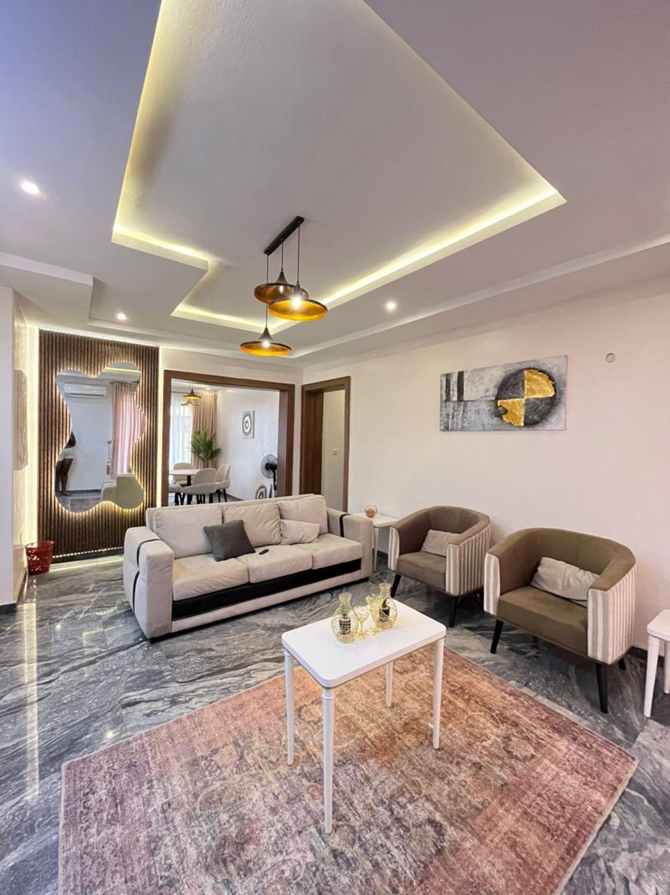 luxuriously finished & fully furnished 2 bedrooms flat in a serene & secured neighbourhood within the heart of Jahi-Gilmore currently used for AirBnB.