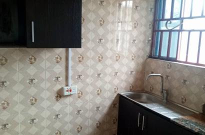 Decent miniflat at kosofe ikosi ketu back of first bank kosofe Lagos  With pop, prepaid meter, borehole water, tiles, kitchen cabinet, packing space, Waldrop 800k per annum