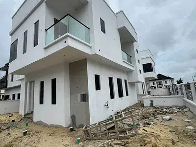 Detached duplex for sale  Newly Built 4-Bedroom Fully Detached Duplex Sangotedo, Ajah, Lagos