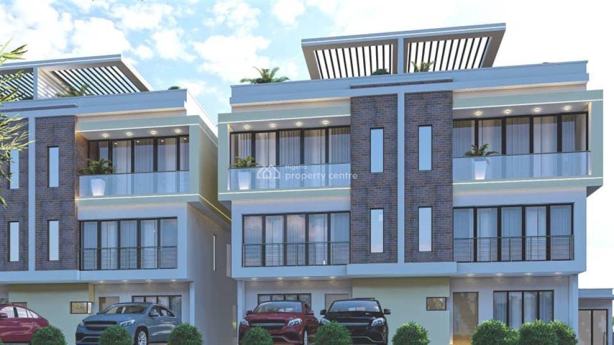 Luxury 4-bedroom Semi-detached Duplex With Rooftop Lounge, Bq & Pool